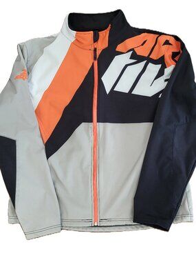 Arctiva Men’s XL 16 Softshell Snowmobile Jacket Orange Gray Black